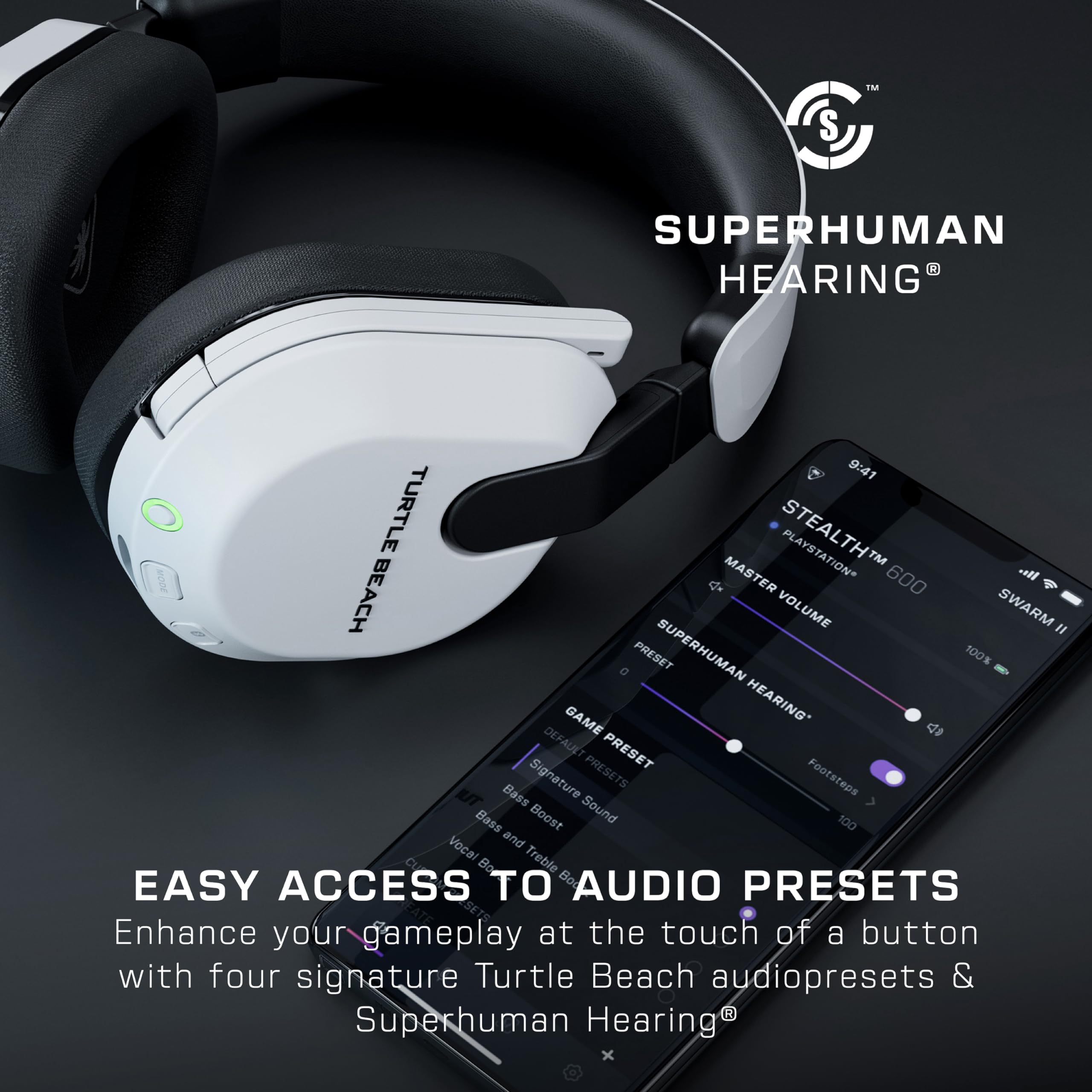 Turtle Beach Stealth 600 Wireless Multiplatform Amplified Gaming Headset for Xbox Series X|S, Xbox One, PC, PS5, PS4, Nintendo Switch, & Mobile – Bluetooth, 80-Hr Battery, Noise-Cancelling Mic – White 🍁 All In One Marketplace Canada