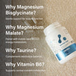 ATP LAB - Synermag 90 Capsules 90-Day Supply - High potency Magnesium Bisglycinate, Malate, Taurine & Vitamin B6 - Bone Health Supplement - Muscle Health & Teeth Health 🍁 All In One Marketplace Canada
