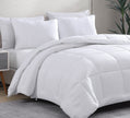 Comforter Twin Size Goose Down Alternative Microfiber Quilted Solid Comforter/Duvet Insert - Ultra Soft Hypoallergenic Bedding - Medium Warmth for All Seasons Twin Comforter - White 🍁 All In One Marketplace Canada
