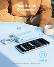 Anker Zolo Power Bank, 20,000mAh 45W Max Fast Portable Charger with Built-in USB-C Cable, USB C&A, 40W Battery Pack for iPhone 17 Series, MacBook, Samsung, and More (Built-in C Cable*2) 🍁 All In One Marketplace Canada