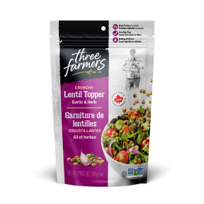 Three Farmers - Lentil Salad Topper Garlic & Herb (140g)