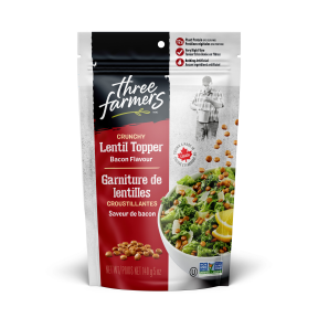 Three Farmers - Lentil Salad Topper Bacon (140g)