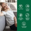 Organika Canadian-Made Belli Bliss Fibre | High Fibre Blend, 4 Diverse Sources of Fibre | Supports Digestive Health, Constipation Relief, Weight Control - Raspberry, 10 x 15g sachets 🍁 All In One Marketplace Canada