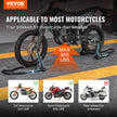 VEVOR Motorcycle Stand Lift, 850lbs Front Rear Combo Stand Lift Stand, Front and Rear Wheel Fork Stand, U+L Fork Swingarm Spool, Compatible with Most Yamaha Honda Kawasaki Suzuki Motorcycles, Black 🍁 All In One Marketplace Canada