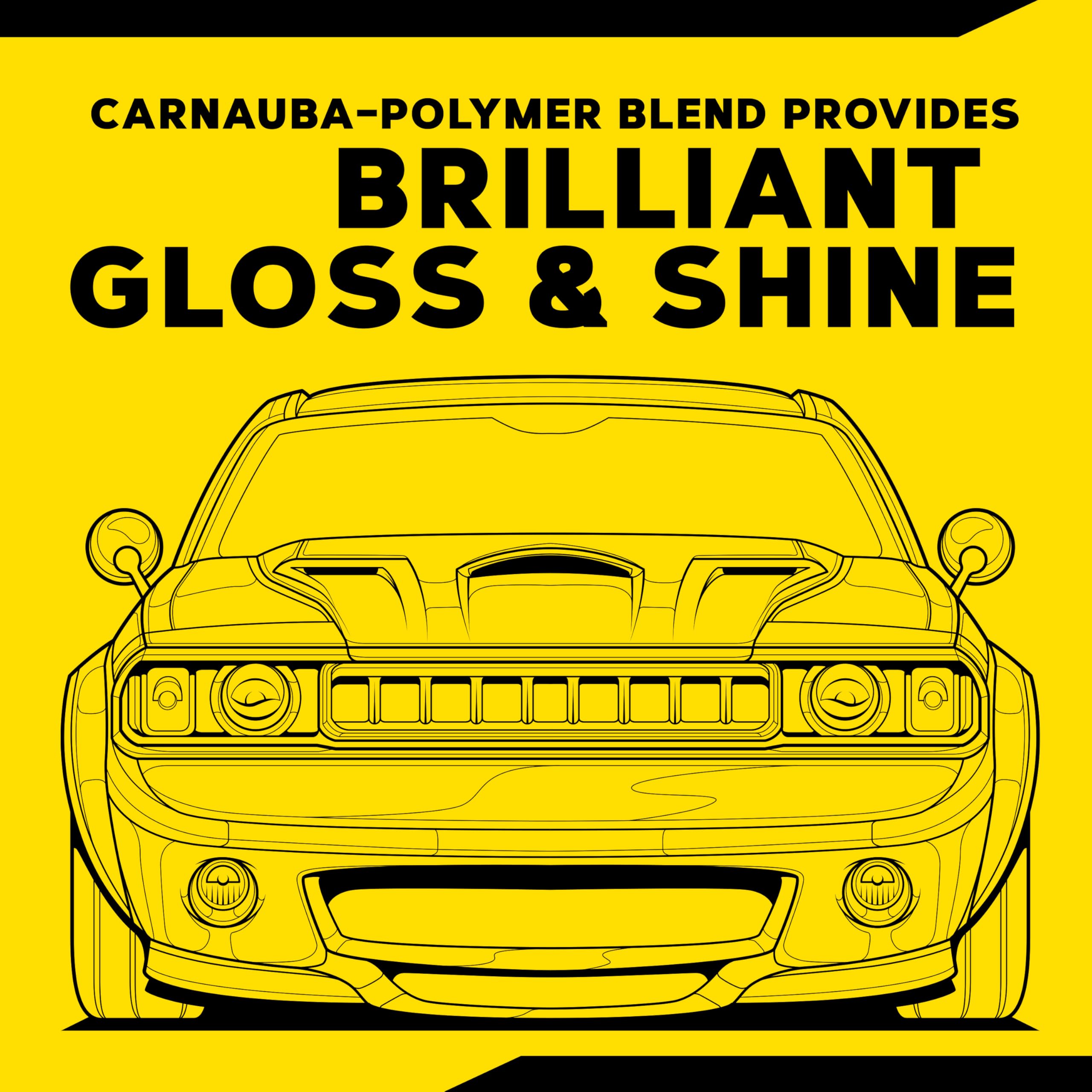 Meguiar's Gold Class Carnauba Plus Premium Liquid Wax Kit, Car Detailing Kit with a Pure Carnauba Wax Blend and a Foam Applicator Pad for Keeping Glossy Paint Protected Like a Pro, 16 Oz Bottle 🍁 All In One Marketplace Canada