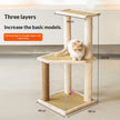 Integrated Cat Bed & Cat Tree Climbing Frame – Multi-Tier Wooden Cat Tower