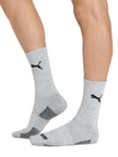 PUMA Men's 8 Pack Athletic Cushioned Crew Socks, White/Grey, 10-13 🍁 All In One Marketplace Canada