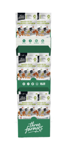 Three Farmers - BTS Snacks to Go Shipper 12 ct (1disp)