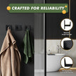Auxmir Self Adhesive Hooks for Coat Towel, 7KG Heavy Duty Towel Hooks Stick on Wall and Door, 5 Pack Stainless Steel Waterproof Rustproof Wall Hanger for Bathroom Kitchen Office Shower 🍁 All In One Marketplace Canada