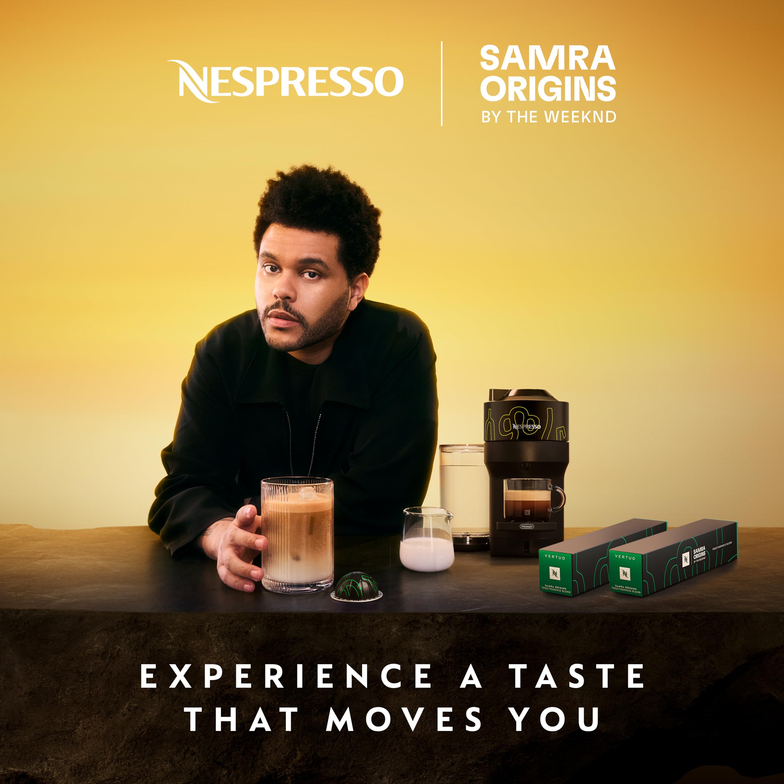 Nespresso Samra Origins The Weeknd Vertuo Pop+ Coffee & Espresso Machine LE 🍁 All In One Marketplace Canada