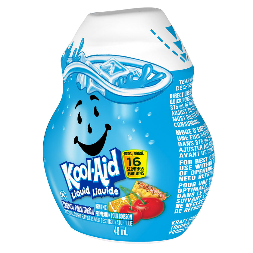 Kool-Aid Tropical Punch Liquid Drink Mix, 48 mL Bottle (Pack of 12) 🍁 All In One Marketplace Canada