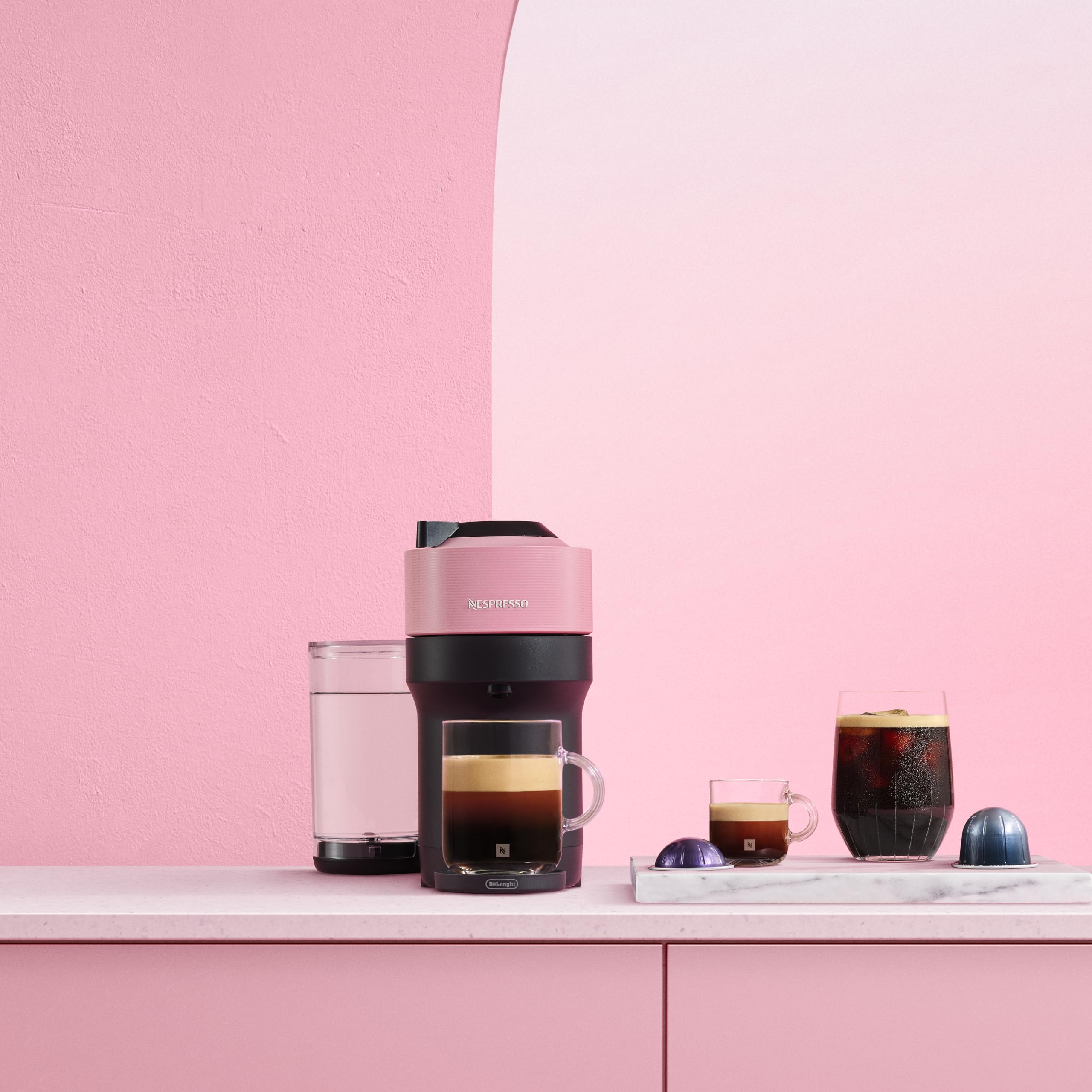 Nespresso Vertuo Pop+ Pod Coffee & Espresso Machine Pink 🍁 All In One Marketplace Canada