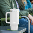 Contigo Streeterville Tumbler, 40 oz (1.18 L), Insulated Stainless Steel Water Bottle with Straw and Leak-Proof Lid, Salt 🍁 All In One Marketplace Canada