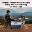 BODEGACOOLER 12 Volt Portable Refrigerator,53 Quart Car Fridge Dual Zone -4℉-68℉,50L Car Freezer APP Control,Electric Compressor Cooler 12/24V DC and 100-240V AC for RV,Camping,Travel,Truck,Vehicles 🍁 All In One Marketplace Canada