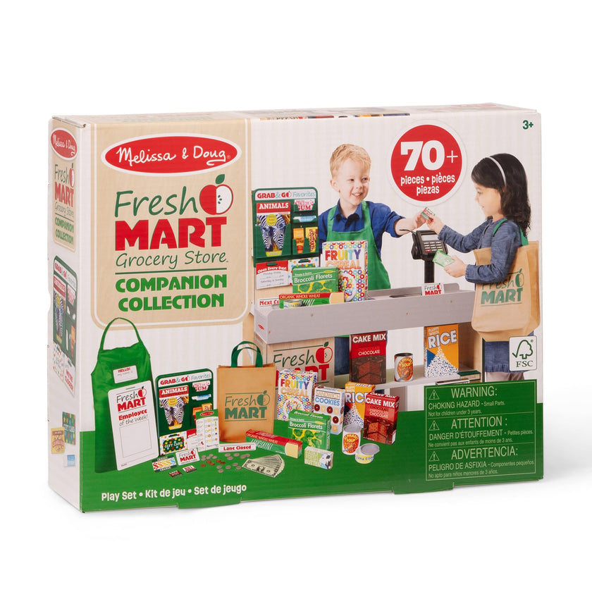 Melissa & Doug Fresh Mart Grocery Store Companion Pretend Play Food Set 🍁 All In One Marketplace Canada