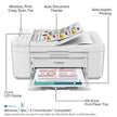 Canon PIXMA TR4720 All-in-One Wireless Printer Home use, with Auto Document Feeder, Mobile Printing and Built-in Fax, White 🍁 All In One Marketplace Canada