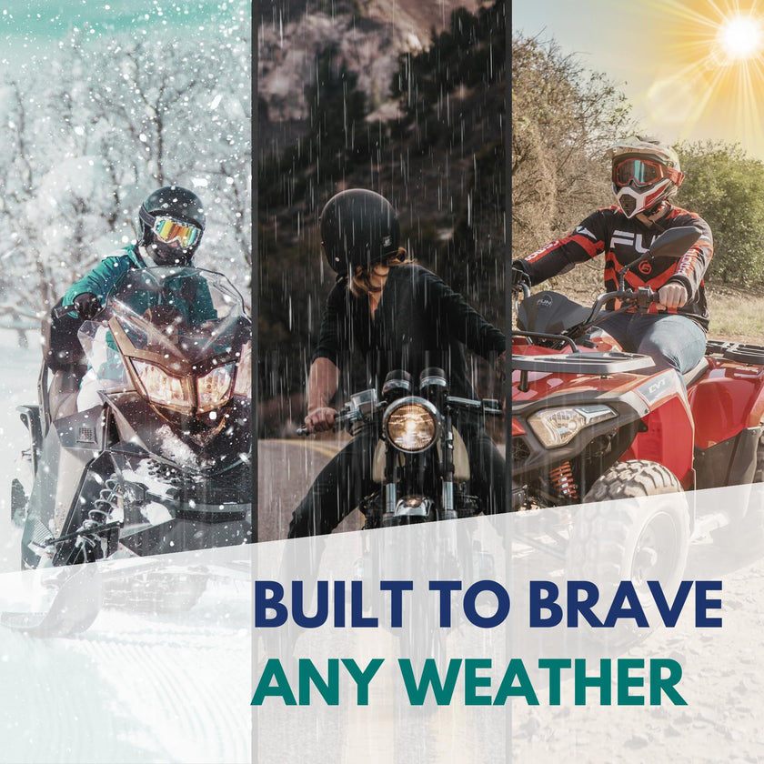 YTX14-BS Battery - Motorcycle Battery, ATV Battery 12V 12AH, UTV, 4 Wheeler, Snowmobile, Powersports Batteries - Compatible with Honda Rancher 350, Buell Blast, Yamaha - Sealed Lead Acid 12 Volt AGM 🍁 All In One Marketplace Canada