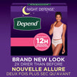 Depend Night Defense Adult Incontinence Underwear for Women, Disposable, Overnight, Medium, Blush, 60 Count 🍁 All In One Marketplace Canada