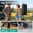 Overmont 3-in-1 Collapsible Wagon Cart, Ultra-Compact Foldable Wagon for SUV Trunk & Apartment Storage, Lightweight 120L Utility Cart with Dual Side Opening for Grocery, Camping & Sports 🍁 All In One Marketplace Canada