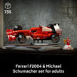 LEGO Icons Ferrari F2004 & Michael Schumacher Building Set for Adults, Ages 18+ - Ferrari F1 Bedroom, Home Office, Desk Decor - Gift Ideas for Men, Women & Fans - 11375 🍁 All In One Marketplace Canada
