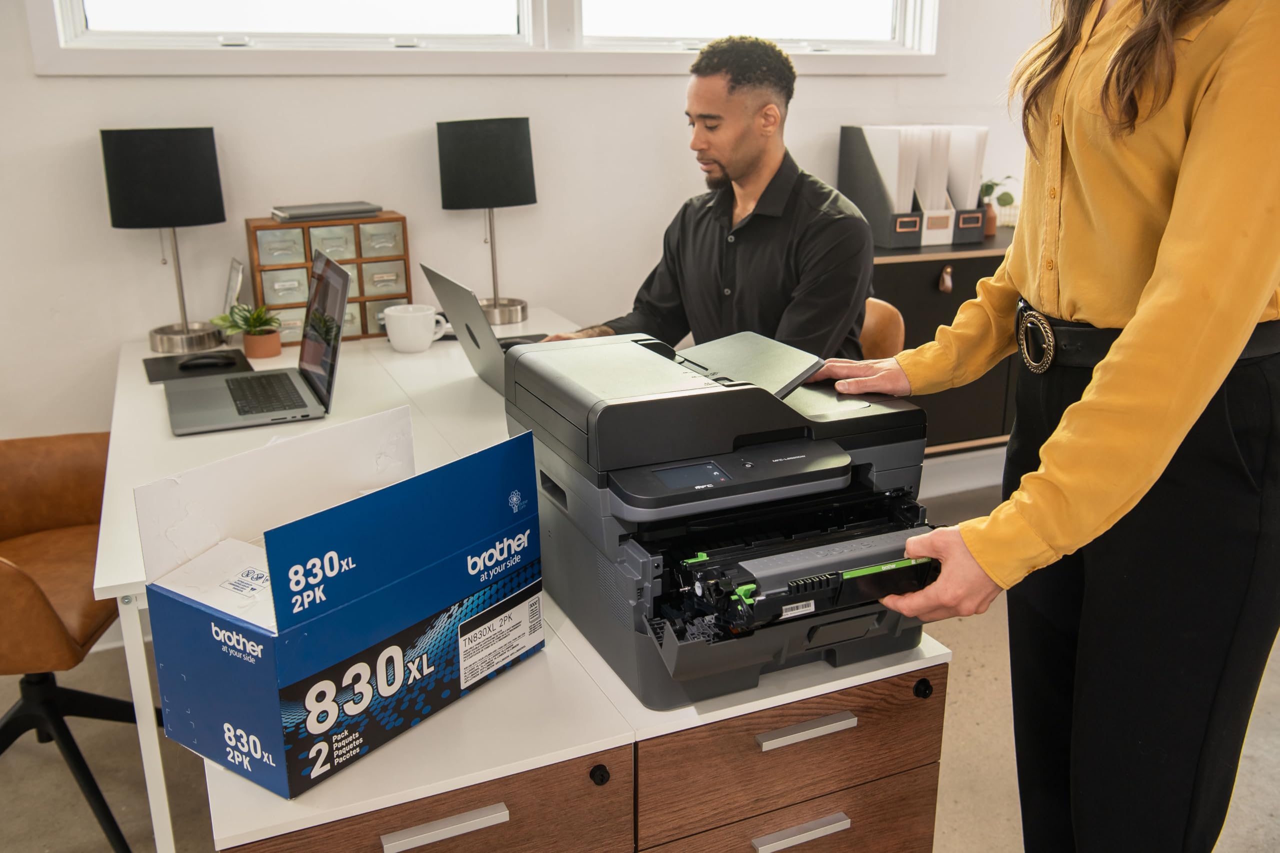 Brother Genuine TN830XL2PK High Yield Black Toner Cartridge 2-Pack for 6,000 Pages 🍁 All In One Marketplace Canada