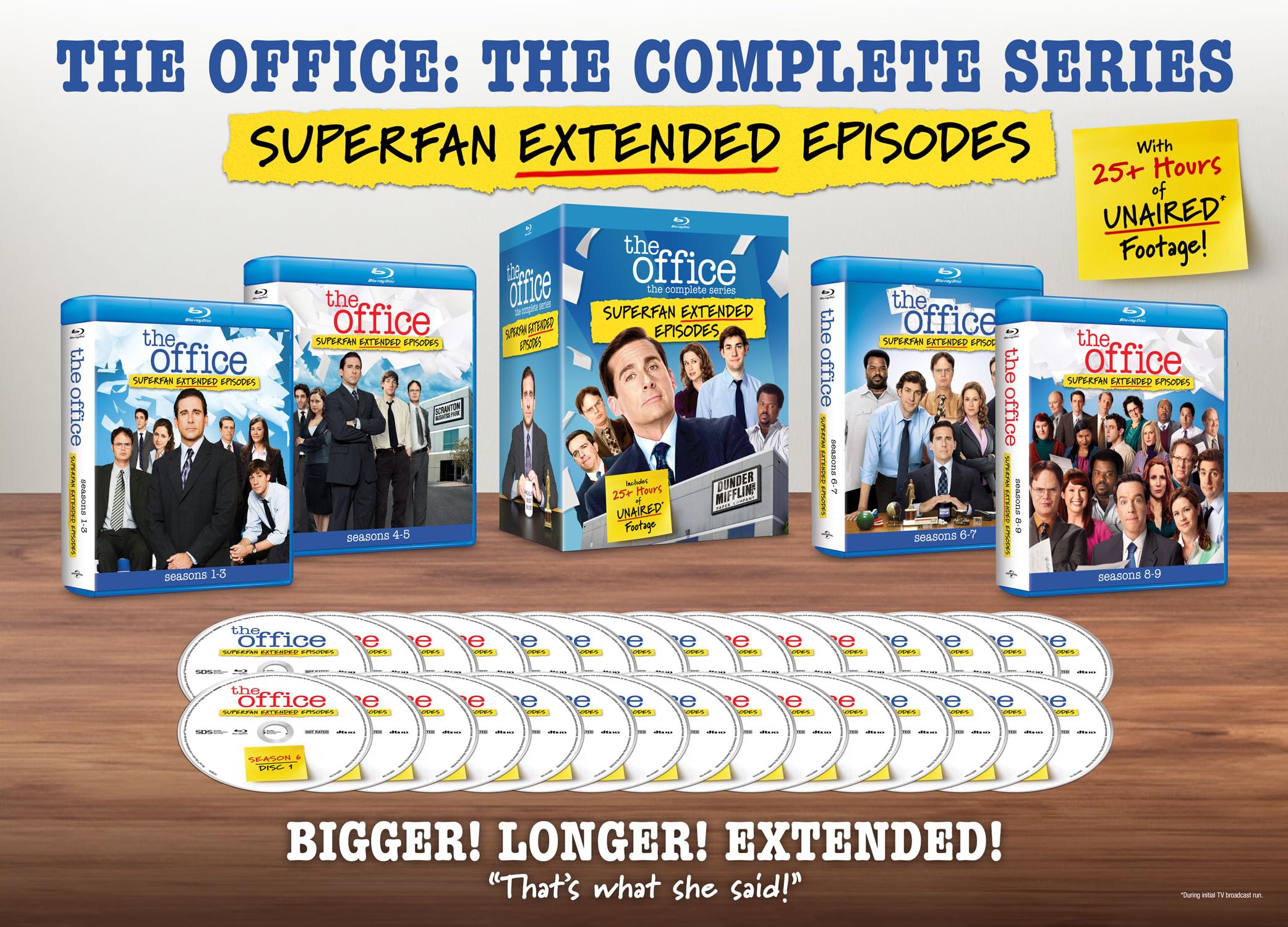 The Office: The Complete Series - Superfan Extended Episodes [Blu-ray] 🍁 All In One Marketplace Canada