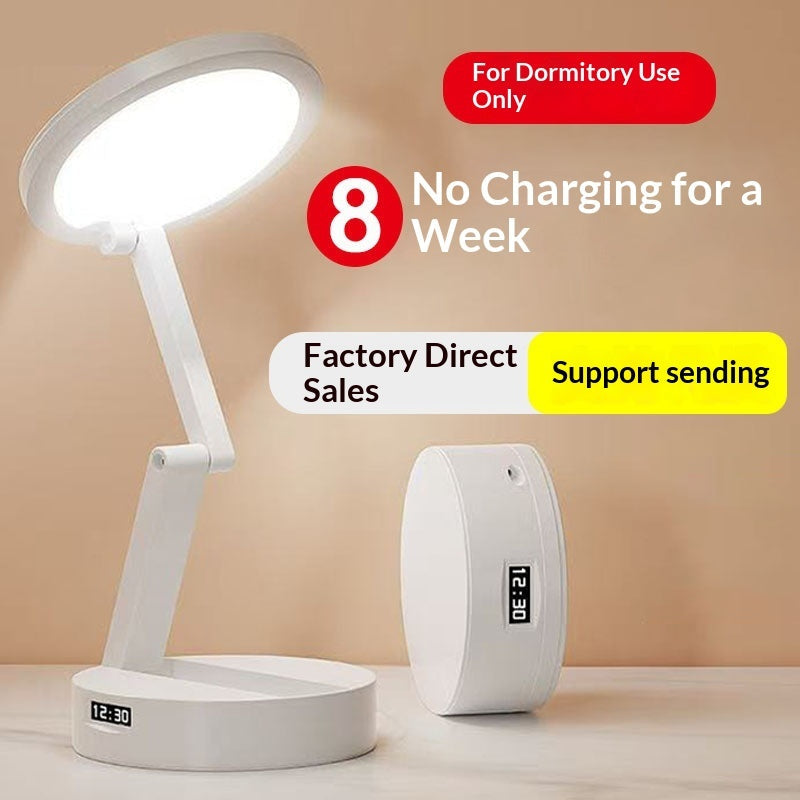 Rechargeable Power Bank Desk Lamp – Tri-Color LED Night Light for Study & Home (2000mAh / 3000mAh)