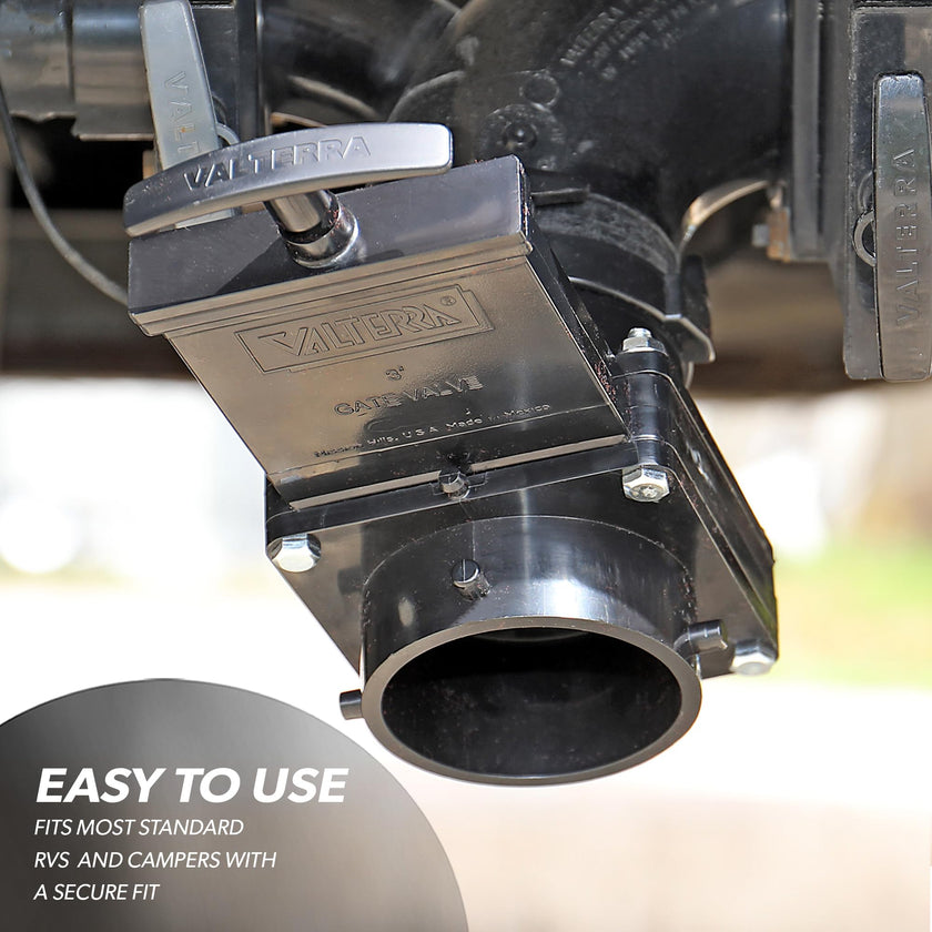 Valterra Twist-On Waste Valve, Mess-Free Waste Valve for RV's, Campers, Trailers 🍁 All In One Marketplace Canada