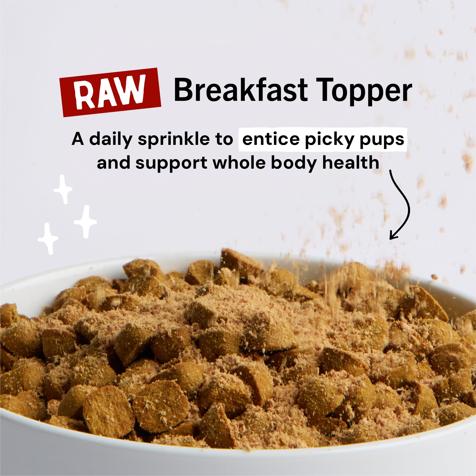 Stella & Chewy's Marie's Magical Breakfast Sprinkles Freeze-Dried Raw Bacon, Egg & Cheese Recipe Grain-Free Dog Food Topper, 198g Bag 🍁 All In One Marketplace Canada