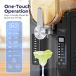 Slushie Machine, No Ice Needed Slushy Maker for Home, Real-Time Temp Display, Frozen Drink Maker with 6 Preset Programs for Ice Cream, Frappés, Milk Shake and More, Black, 1 Pack+3Modes 🍁 All In One Marketplace Canada