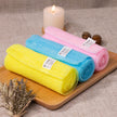 Yiclick Exfoliating Washcloth Towel, Exfoliating Body Scrubber, Back Scrubber Washer for Shower Bath, African Net Sponge Loofah Body Scrub Exfoliator, Exfoliating Cloth Brush Gloves (Blue+Yellow+Pink) 🍁 All In One Marketplace Canada