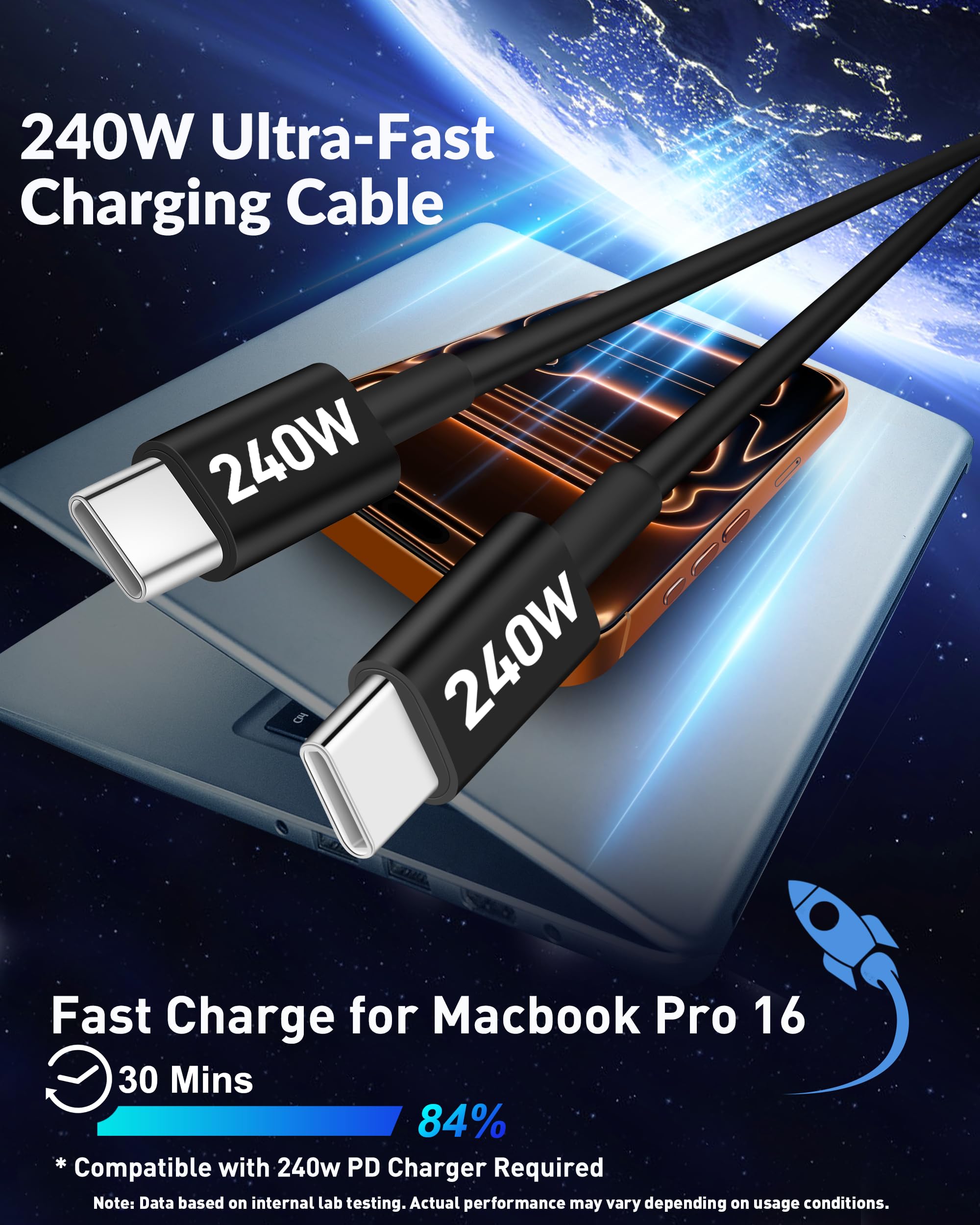 iPhone 17 16 15 Car Charger Fast Charging, 90W 4-Port USB C Fast Car Charger Cigarette Lighter Adapter with 240W 3FT USB-C Cable for iPhone 17/Air/17 Pro/17e/16/15 Pro Max/Plus/16e, iPad, Android 🍁 All In One Marketplace Canada
