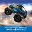 LEGO City Blue Monster Truck Off-Road Toy Playset with a Driver Minifigure, Imaginative Toys for Kids, Fun Gift for Boys and Girls Aged 5 Plus, Mini Monster Truck, 60402 🍁 All In One Marketplace Canada