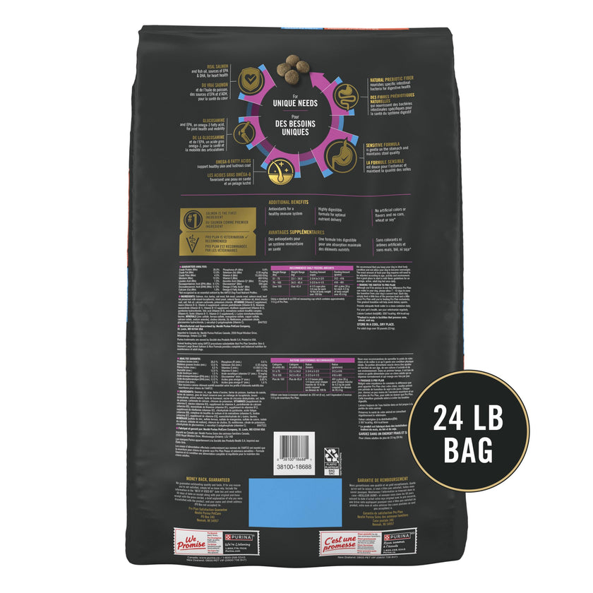 Purina Pro Plan Sensitive Skin & Stomach Large Breed Dry Dog Food, Salmon - 10.9 kg Bag 🍁 All In One Marketplace Canada