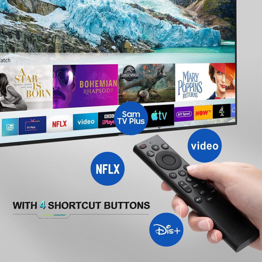 (Pack of 2) Universal Remote Control for Samsung TV Remotes Control Replacement Solar Series 8 LED LCD QLED Frame 4K 8K UHD HDTV Curved Monitor Smart 🍁 All In One Marketplace Canada