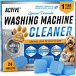 Washing Machine Cleaner for Pet Owners - ACTIVE Enzymatic Deep Clean Descaler for Cat & Dog Hair, Urine, Odor, Residue, 24 Septic-Safe Tablets for Top Load, Front Loader, HE Washer Tub - 1 Year Supply 🍁 All In One Marketplace Canada