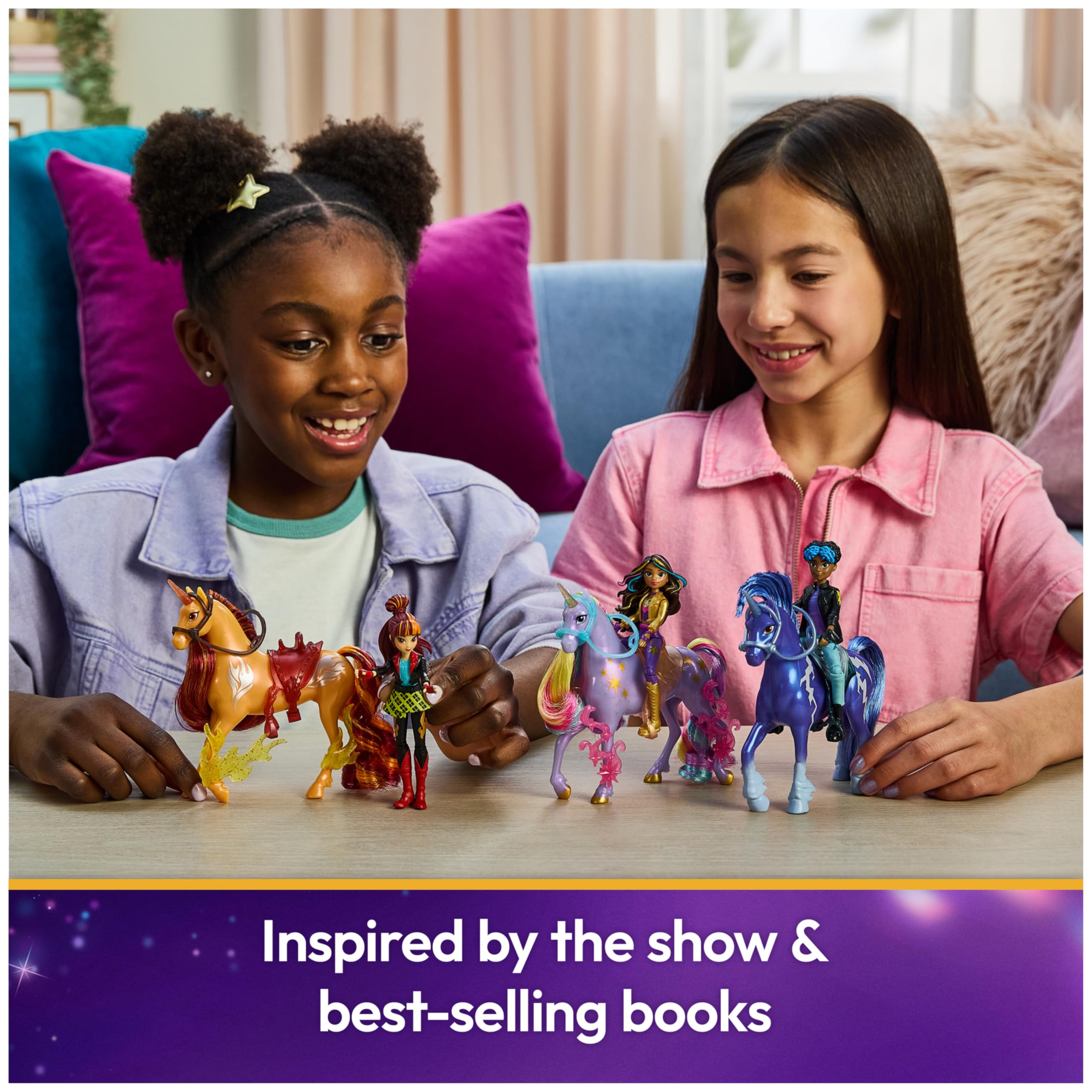 Unicorn Academy, Sophia & Wildstar Power of Friendship Set, Translucent Saddle & 2 Power Accessories, Dolls & Unicorn Toys for Girls Ages 4 and up 🍁 All In One Marketplace Canada