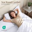 Utopia Bedding Queen Bed Sheets - 4 Piece Queen Size Cooling Sheet Set - Hotel Luxury Soft Breathable Microfiber, Oeko-TEX, Deep Pocket Easy Fit & Care, Fade & Wrinkle Resistant, White 🍁 All In One Marketplace Canada