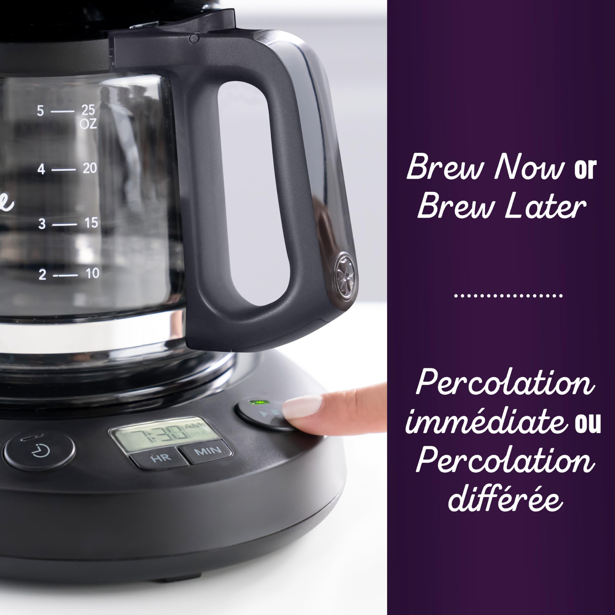 Mr. Coffee 5-Cup Programmable Coffee Maker, 25 oz. Mini Brew, Space-Saving Coffee Machine, Black 🍁 All In One Marketplace Canada