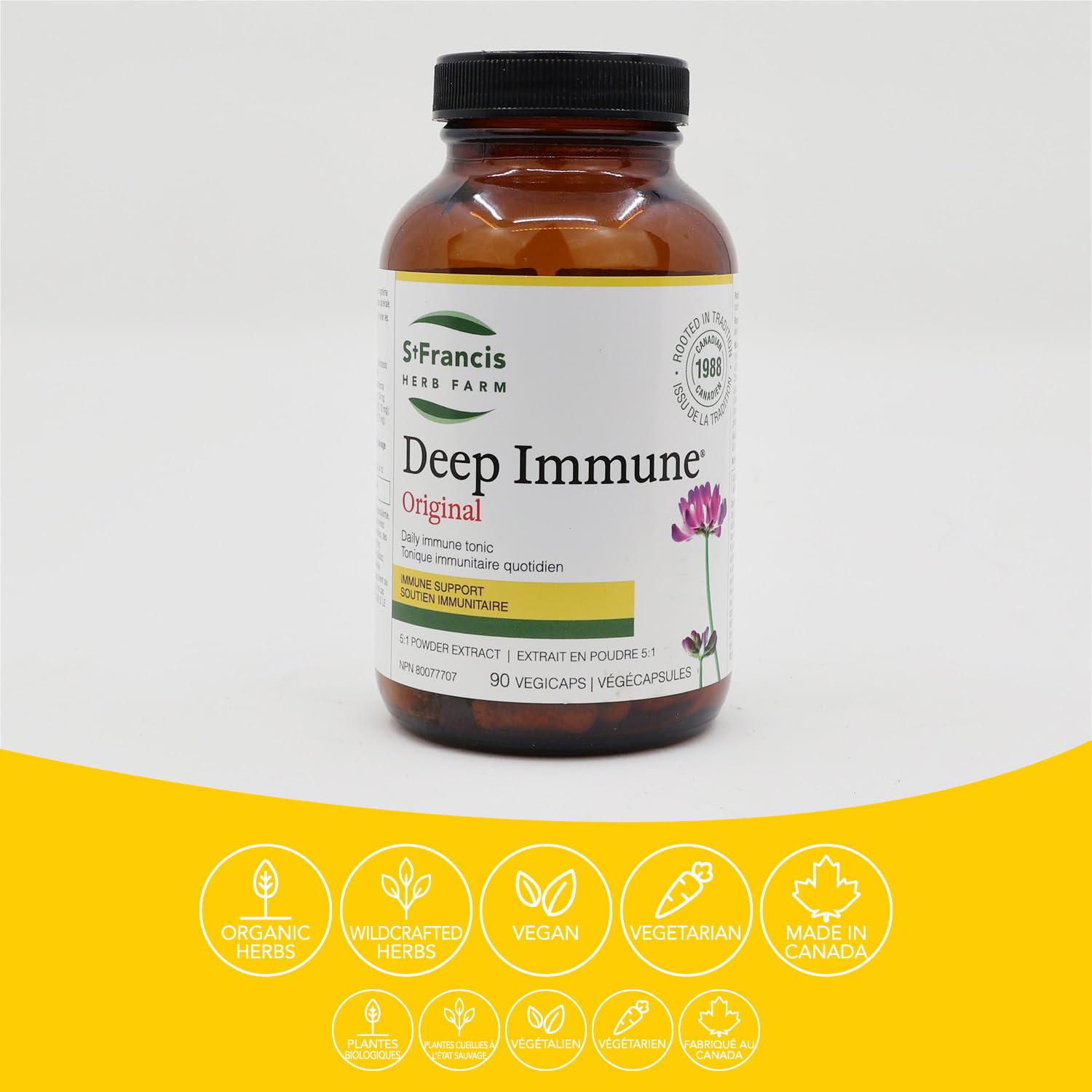 St. Francis Herb Farm - Deep Immune (5:1 Powder Extract) (90caps)