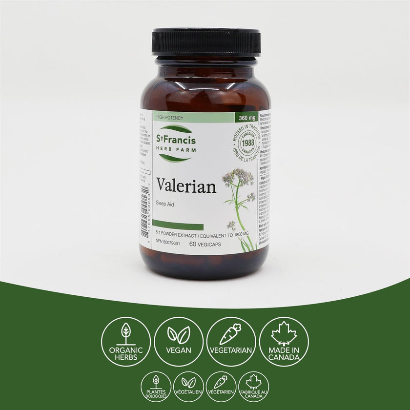St. Francis Herb Farm - Valerian Capsules (60caps)