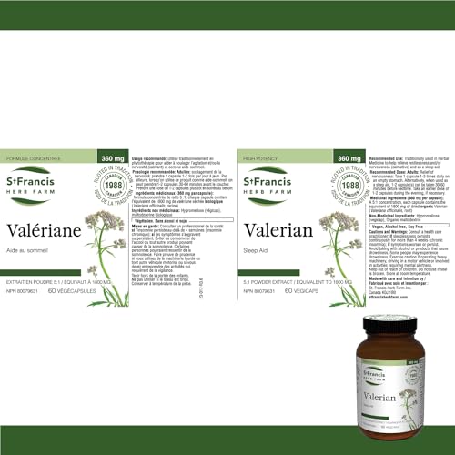 St. Francis Herb Farm - Valerian Capsules (60caps)