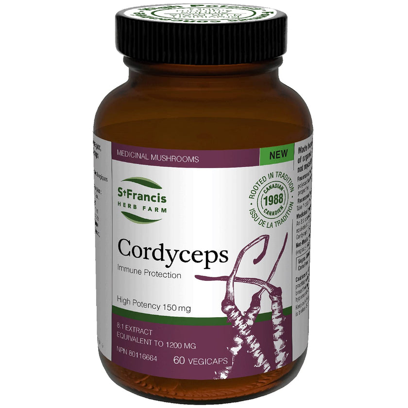 St. Francis Herb Farm - Cordyceps Capsules (60caps)