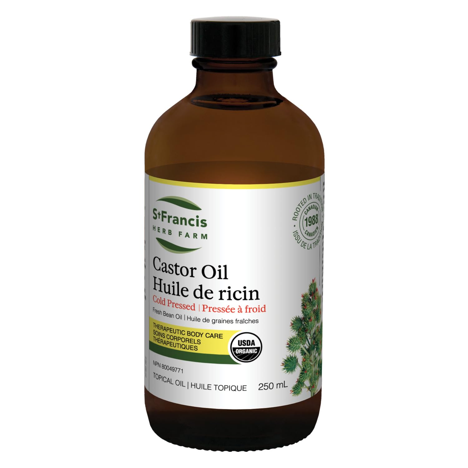 St. Francis Herb Farm - Castor Oil (500ml)