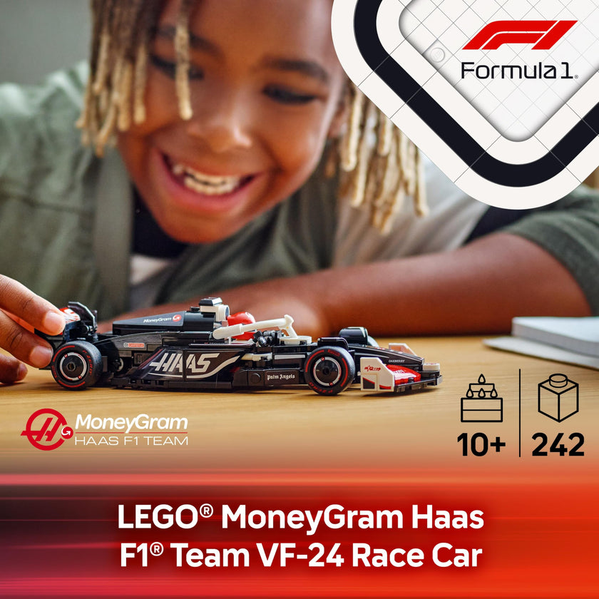 LEGO Speed Champions MoneyGram Haas F1 Team VF-24 Race Car Toy - Building Set for Kids, Boys & Girls, Ages 10+ - Toy Car for F1 Fans - Gift Idea for Birthday - 77250 🍁 All In One Marketplace Canada