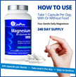 CanPrev Magnesium Bis-Glycinate 200mg Gentle, 240 Veg Caps, Well-Absorbed Complex for Daily Calm & Restful Sleep, Muscle Function, 240 Day Supply 🍁 All In One Marketplace Canada