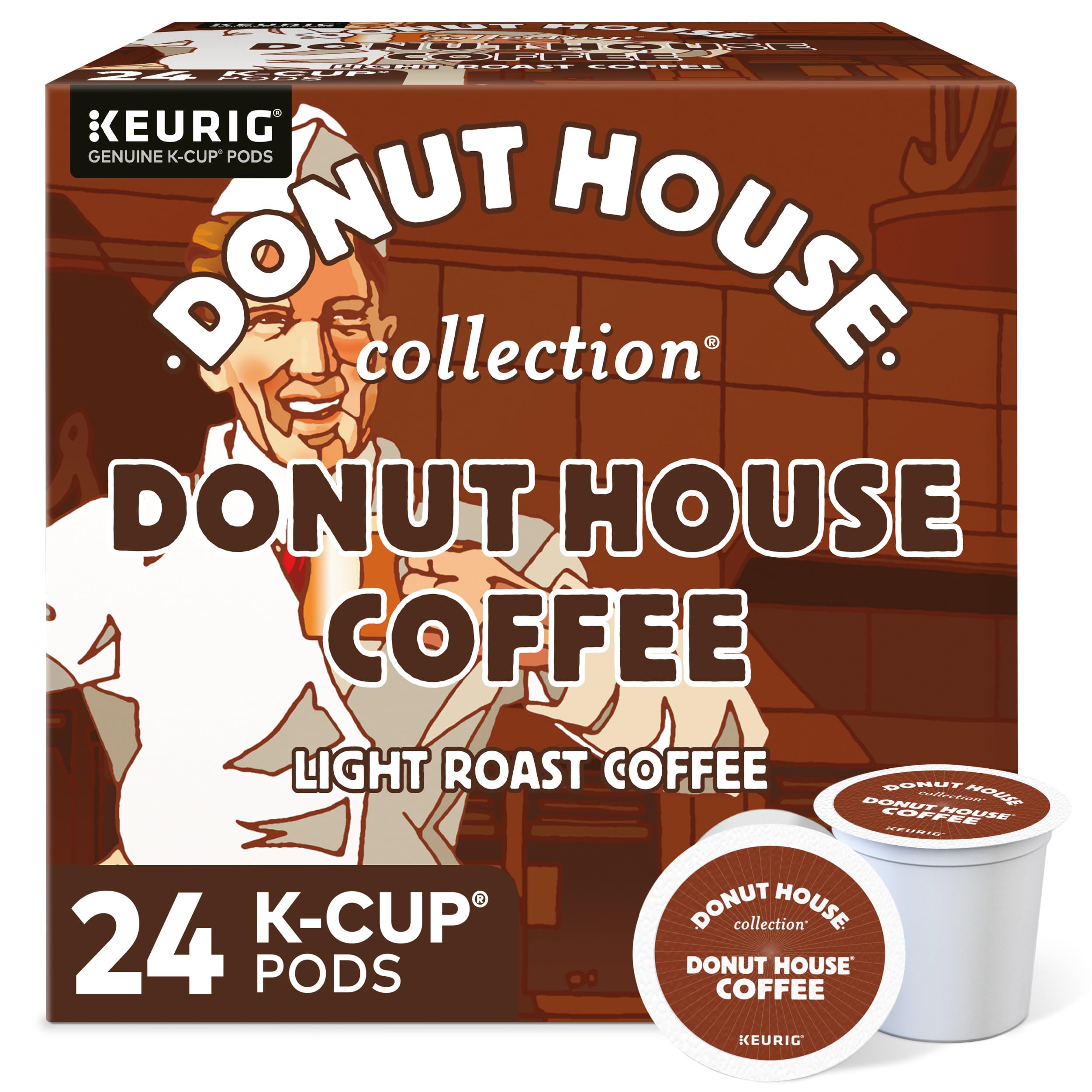 Donut Coffee Regular K-Cup Coffee Pods, 24 Count For Keurig Coffee Makers 🍁 All In One Marketplace Canada