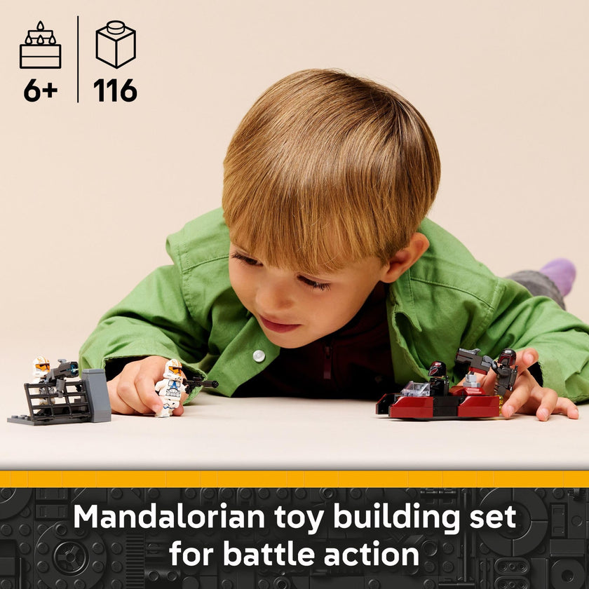 LEGO Star Wars Siege of Mandalore Battle Pack Building Toy for Boys & Girls - The Mandalorian Pretend Play Set W/4 Character Minifigures for Kids & Fans, Ages 6+ - Gift Idea for Birthdays - 75449 🍁 All In One Marketplace Canada