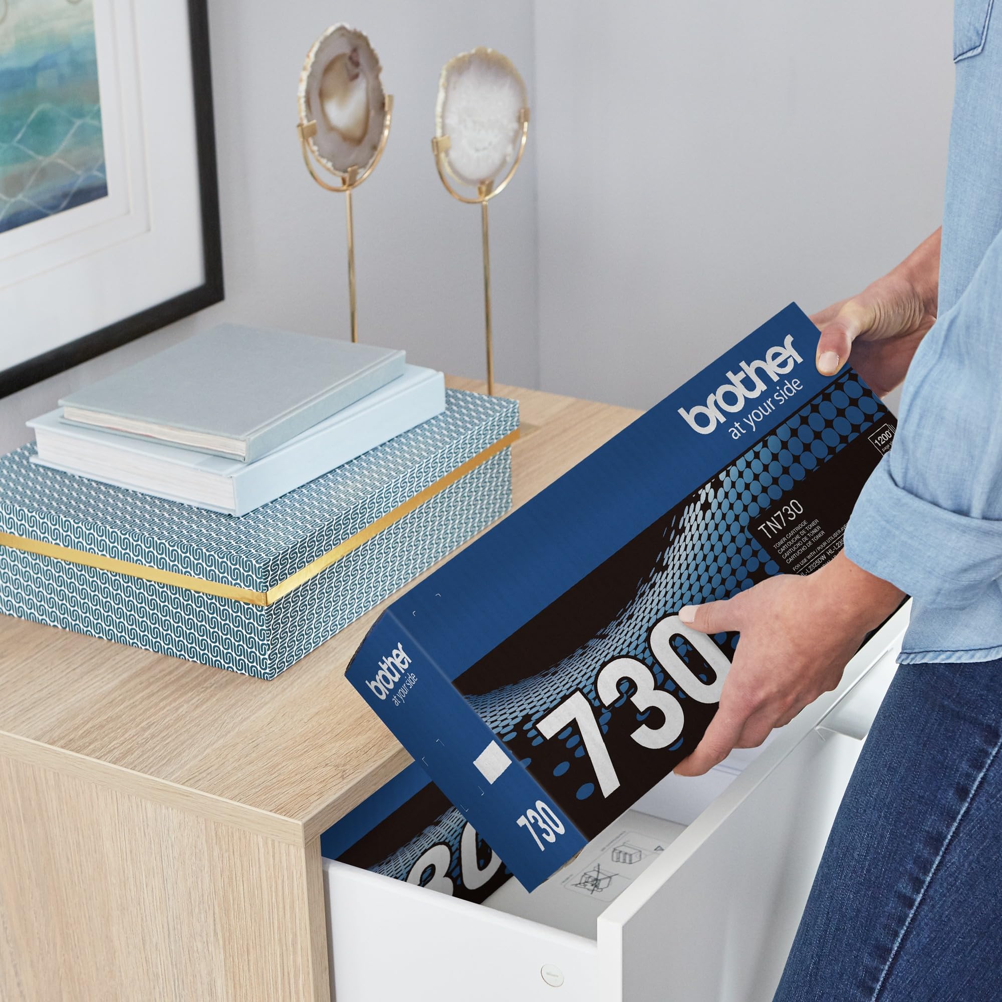 Brother Original TN730 High-Yield Black Toner Cartridge, Higher Yield for Value, Original Toner Replacement cartridges, for Brother Laser Printers HL-L2395DW, DCP-L2550DW, MFC-L2750DW, and More 🍁 All In One Marketplace Canada