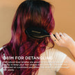 Denman Cushion Hair Brush (Medium) with Soft Nylon Quill Boar Bristles - Porcupine Style for Grooming, Detangling, Straightening, Blowdrying and Refreshing Hair – Black, P081M 🍁 All In One Marketplace Canada
